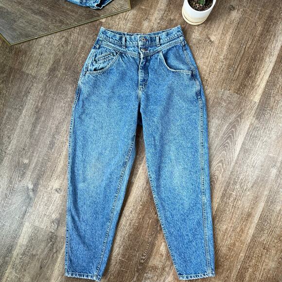 Lee Denim - Vintage lee Jeans Double Waist High Waist Tapered Jeans